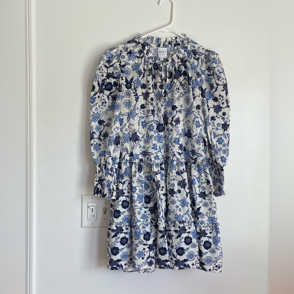50% OFF SALE Misa Los Angeles Floral Long Sleeve Mini Dress - Picture 5 of 10